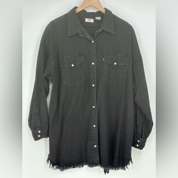 Levi's Charcoal Denim Jacket - Picture 2 of 11